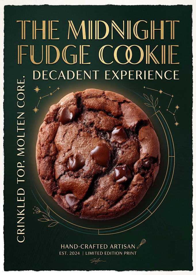The Midnight Fudge Cookie