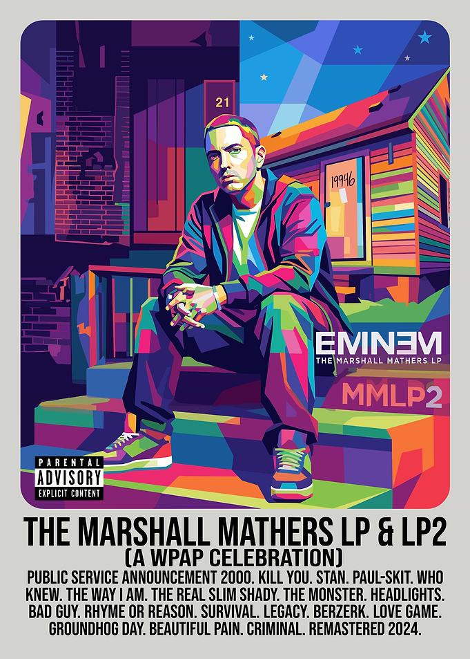 Eminem The Marshall Mathers LP & LP2 WPAP