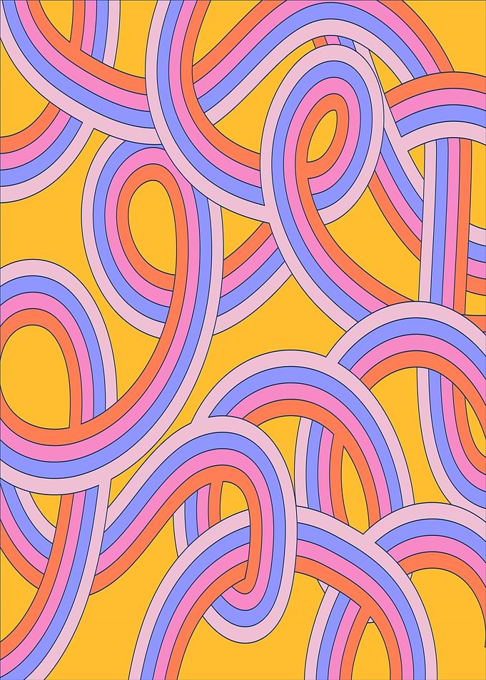 Retro Swirls Pattern