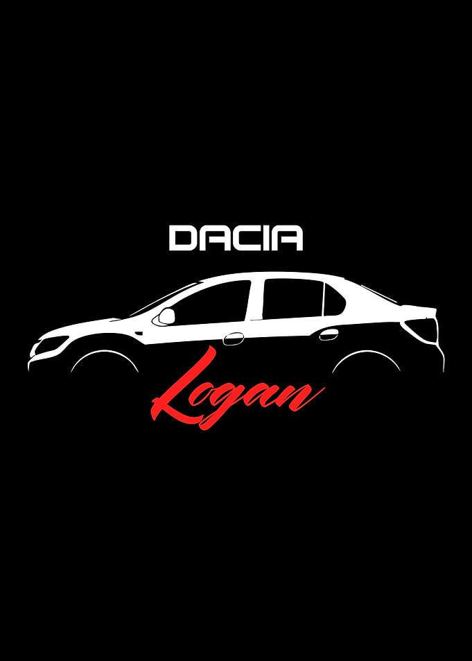 Dacia Logan Car Silhouette