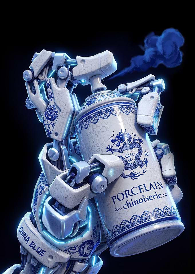 China Blue: Imperial Flow