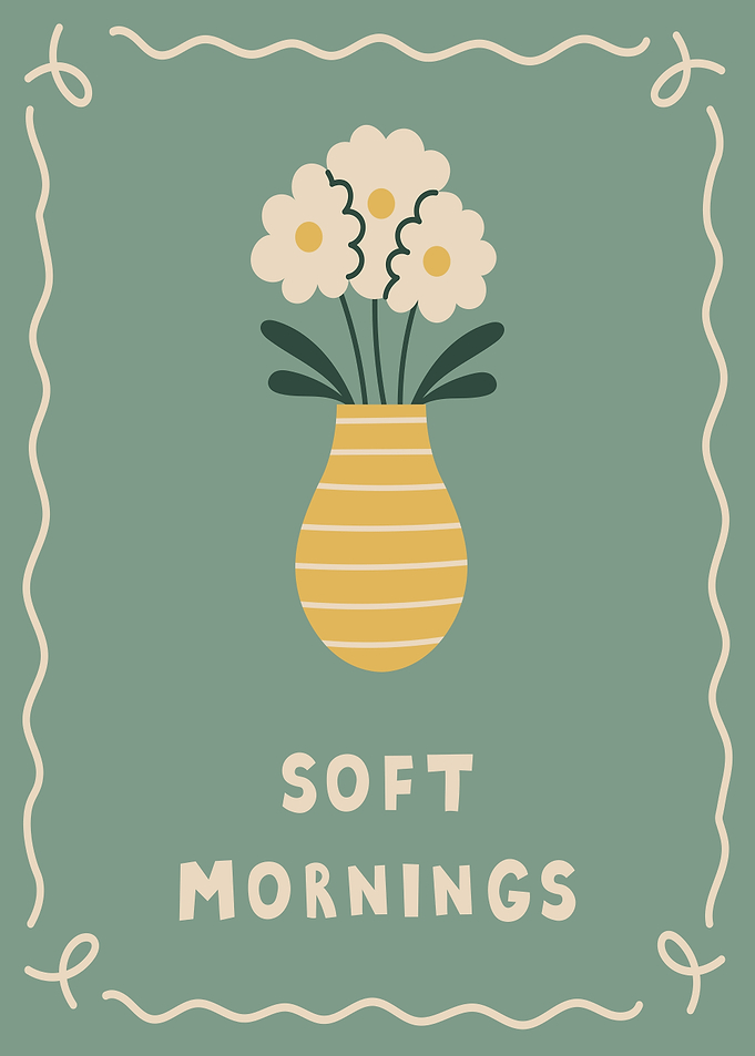 Soft Mornings Floral Vase