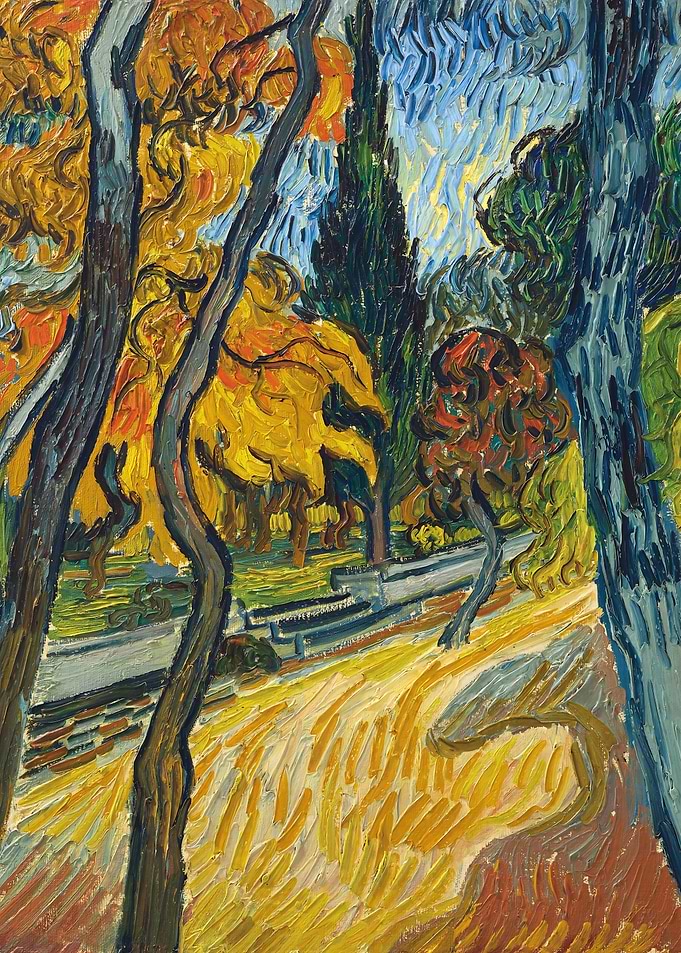 Autumn Trees and Path