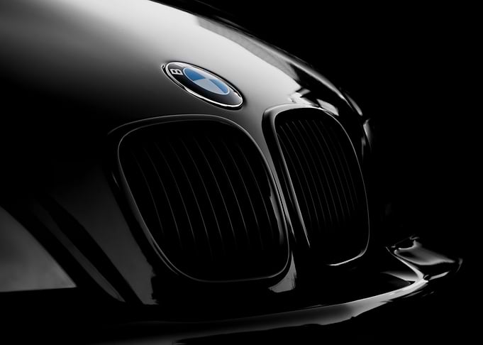 BMW Grille and Logo Close-up