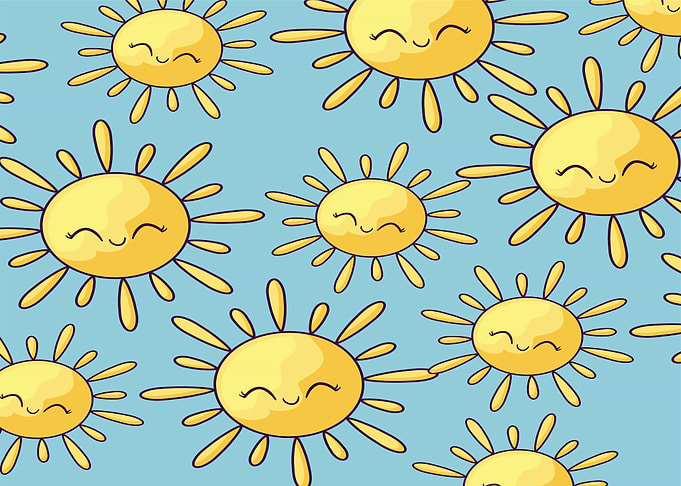 Cute Sun Pattern