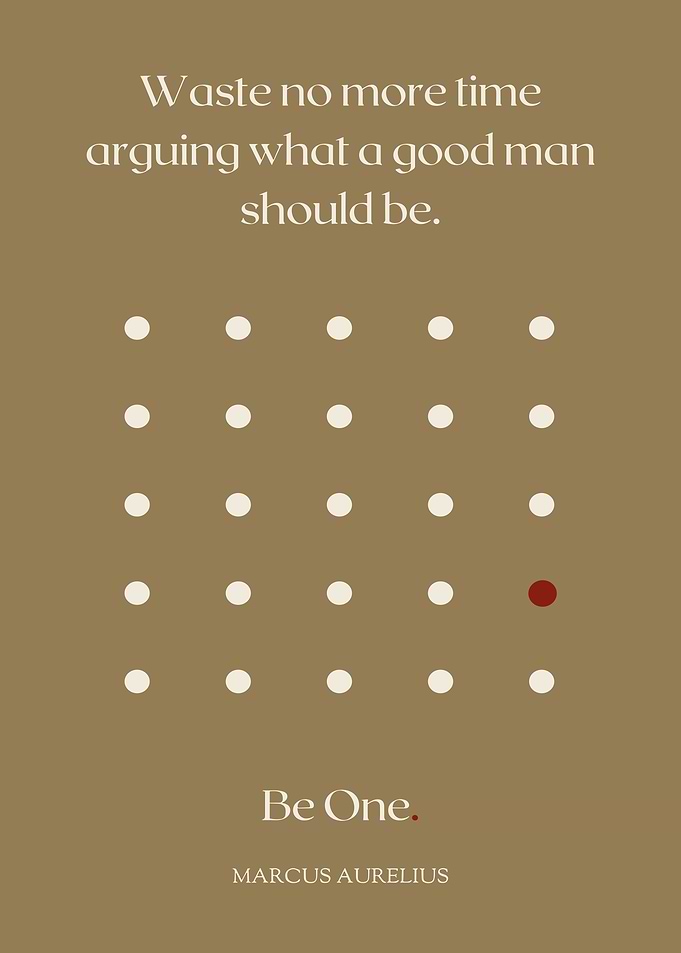 Marcus Aurelius Quote Poster