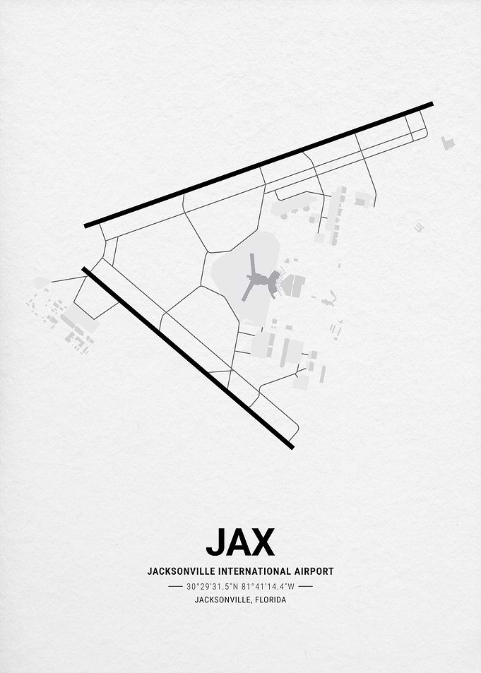 Jacksonville International Airport Map