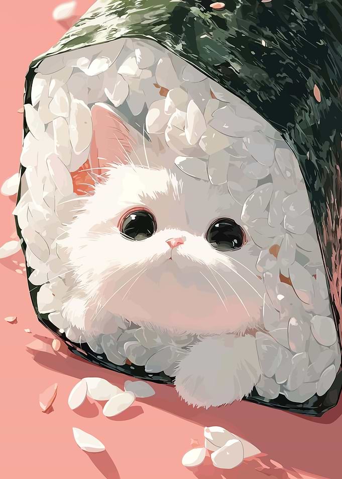 Cute Cat Sushi