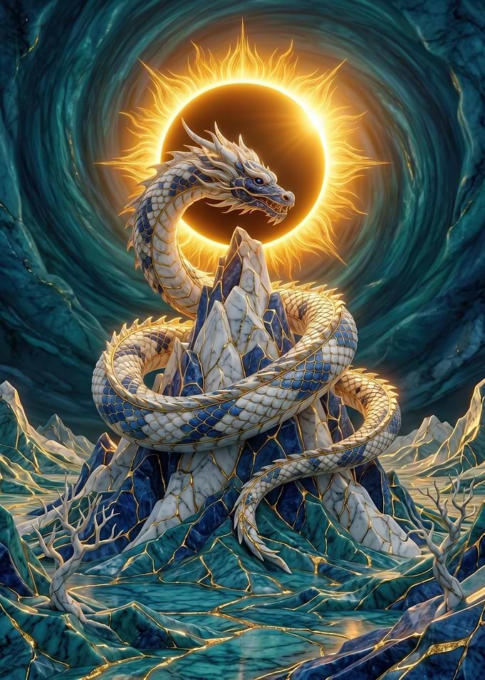 Dragon and Sun Eclipse