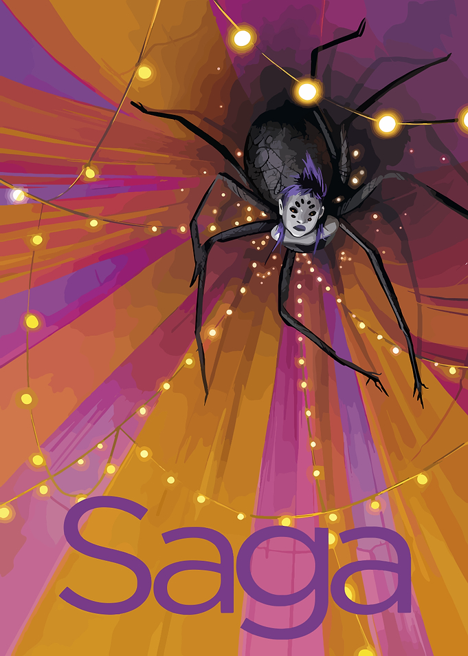 Saga text Art