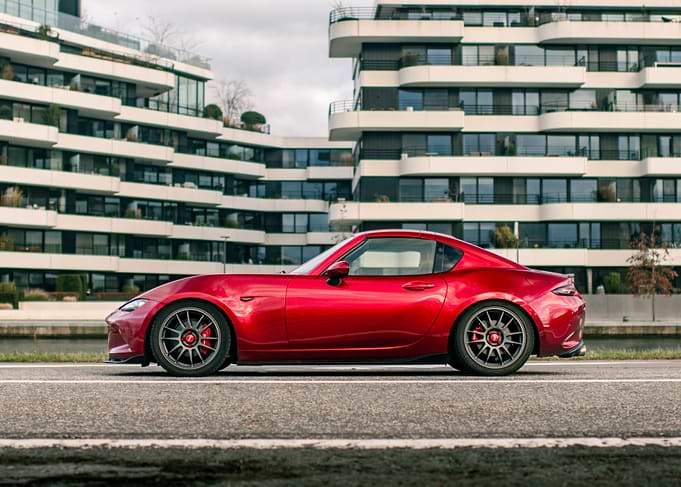 Red Mazda MX-5 RF