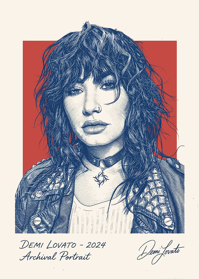 Demi Lovato Archival Portrait