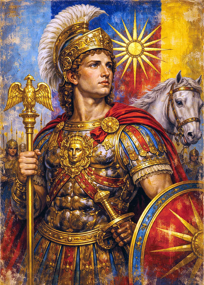 Alexander the Great in Armor