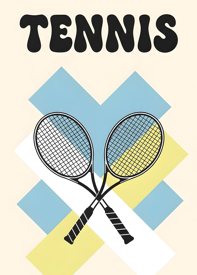 Tennis Rackets and Text