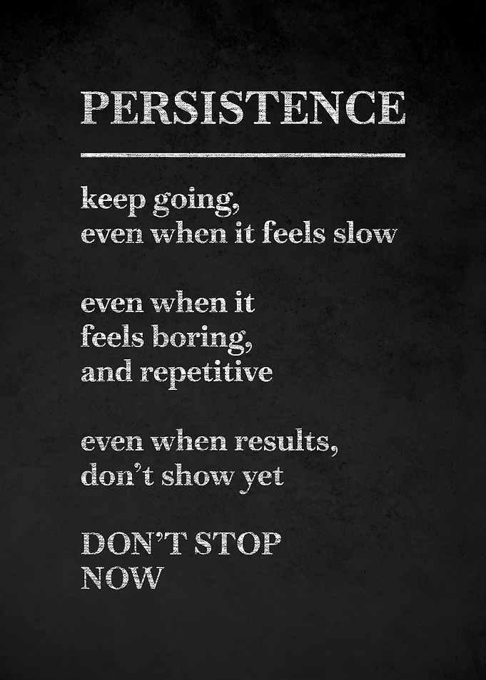 Persistence Motivational Poster v5