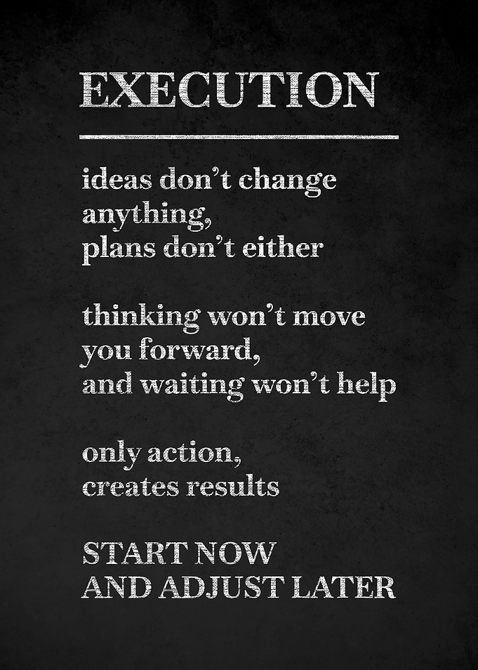 Execution Motivational Poster v5