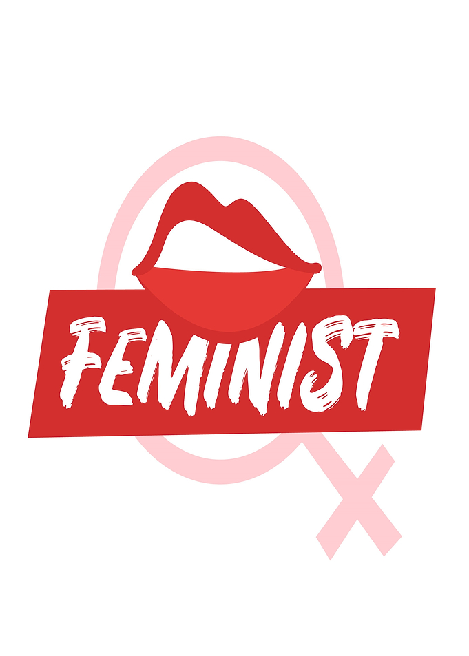 Feminist Lips and Symbol