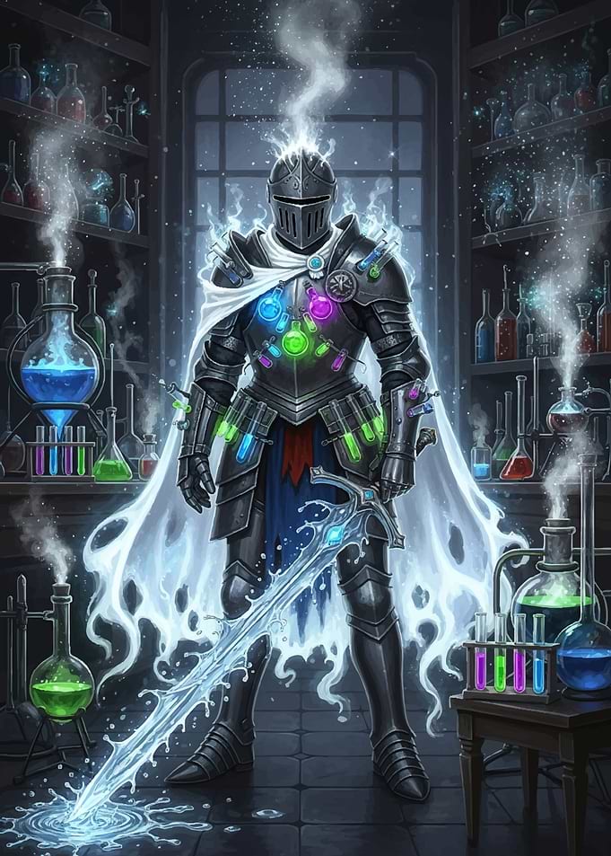 Alchemist Knight in Laboratory