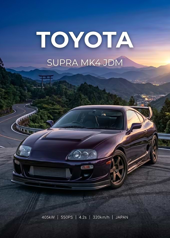 Toyota Supra MK4 in japan