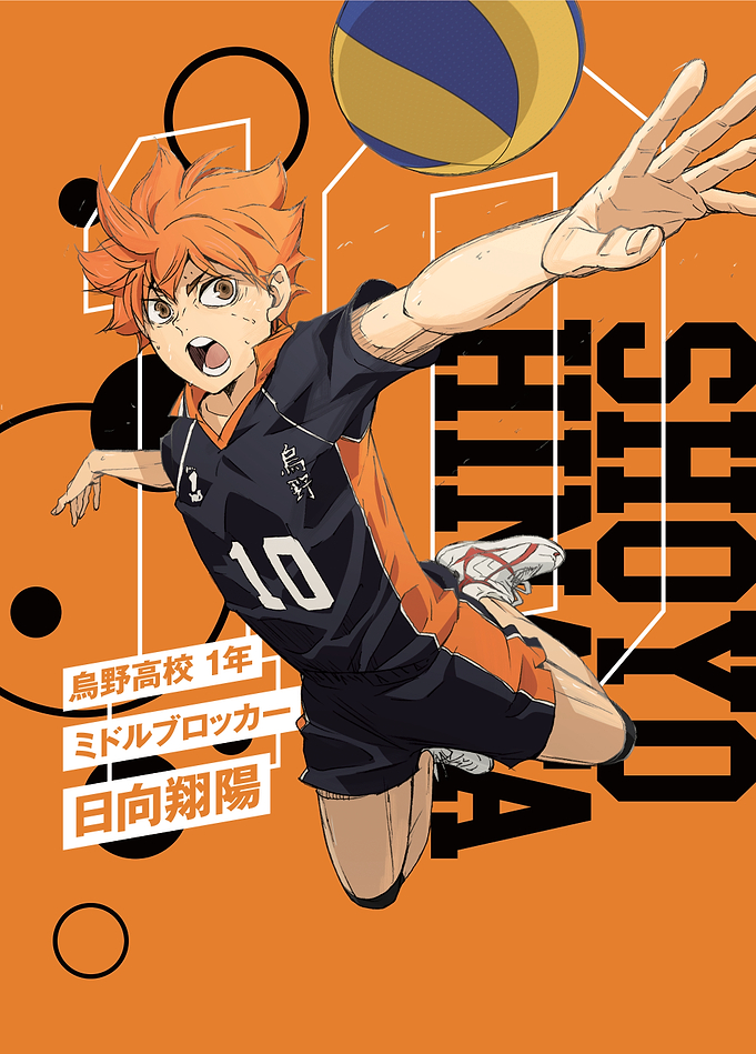 Haikyu!! Shoyo Hinata - Premium Metal Poster