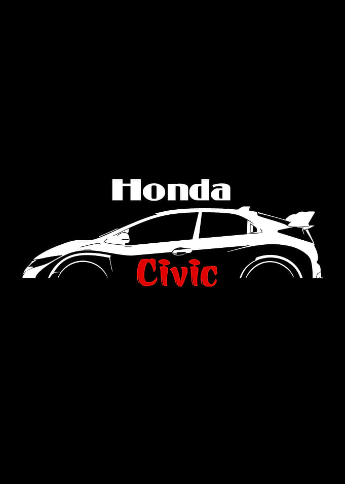 Honda Civic Car Silhouette