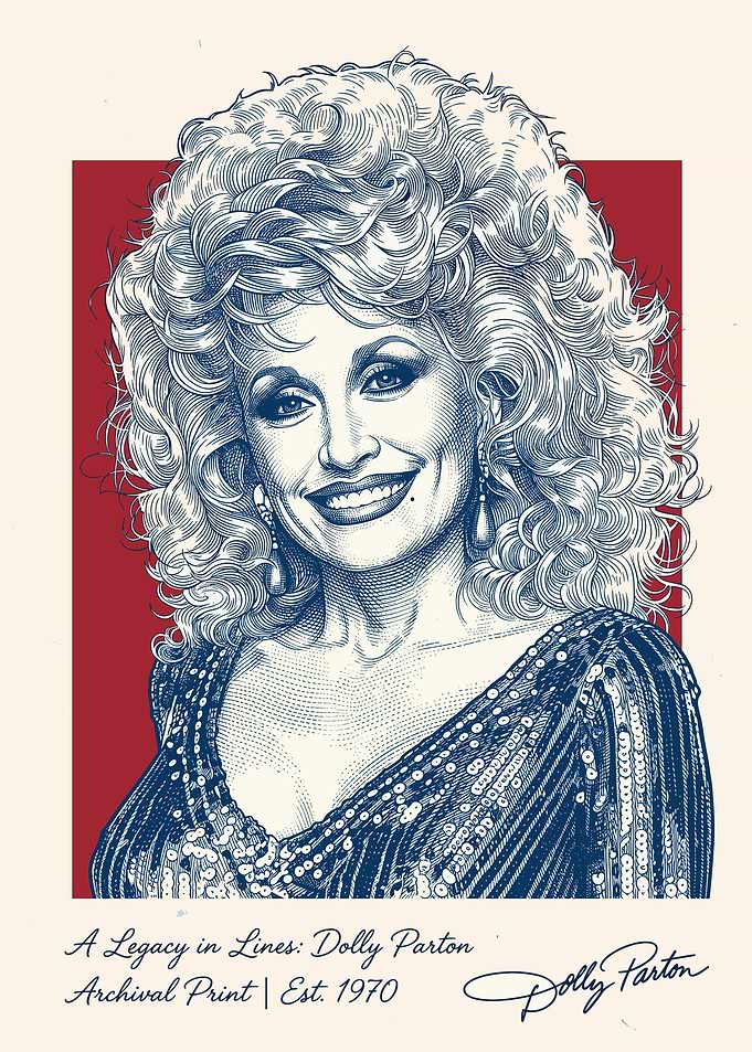 Dolly Parton Archival Print