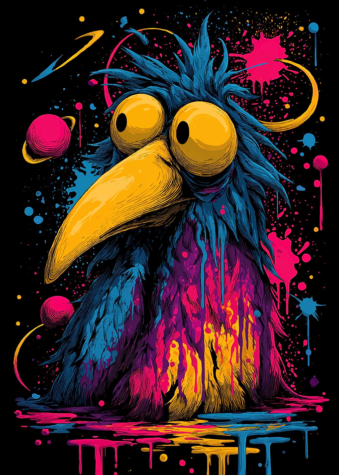 Psychedelic Space Bird