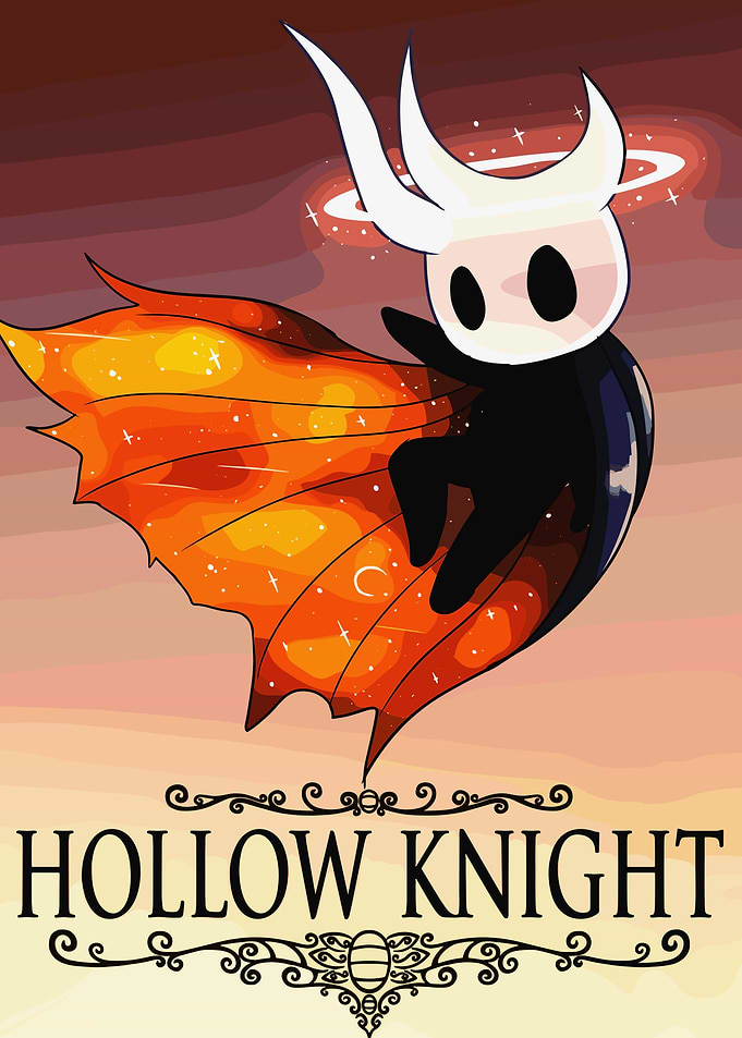 Hollow Knight Character Poster
