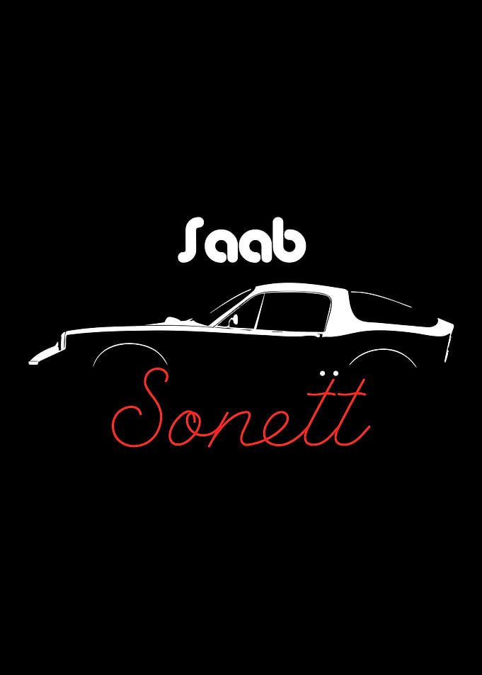 Saab Sonett Car Silhouette