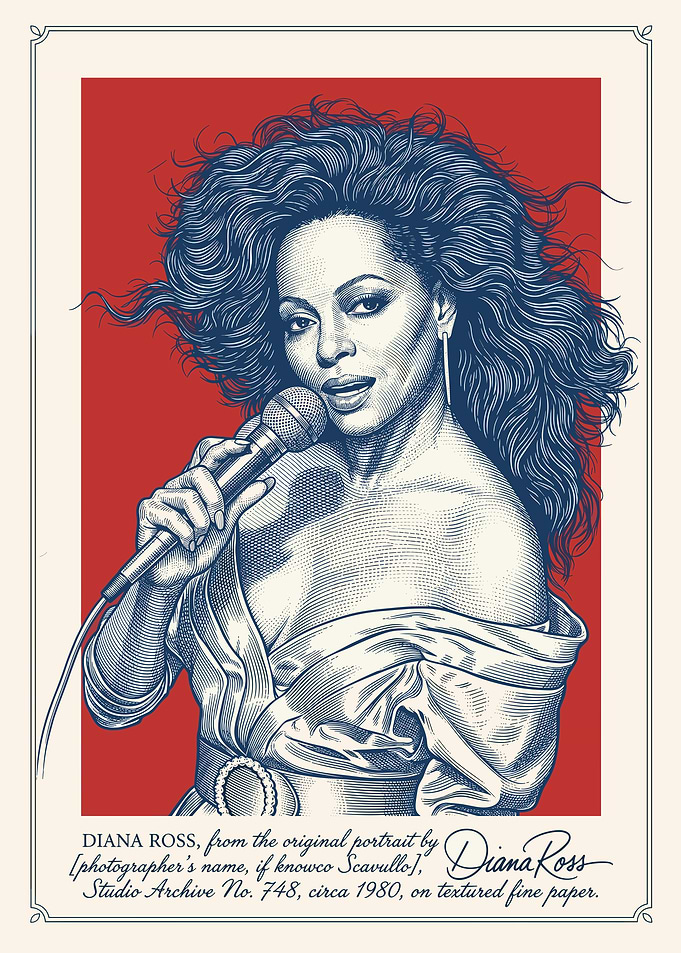 Diana Ross Portrait