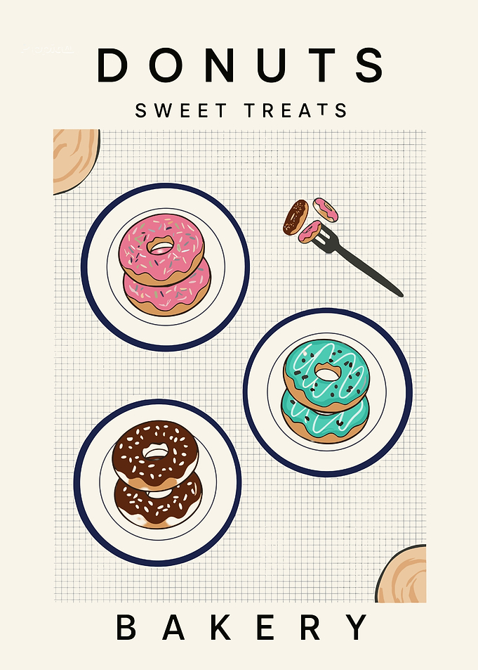 Sweet Glazed Donuts Collection