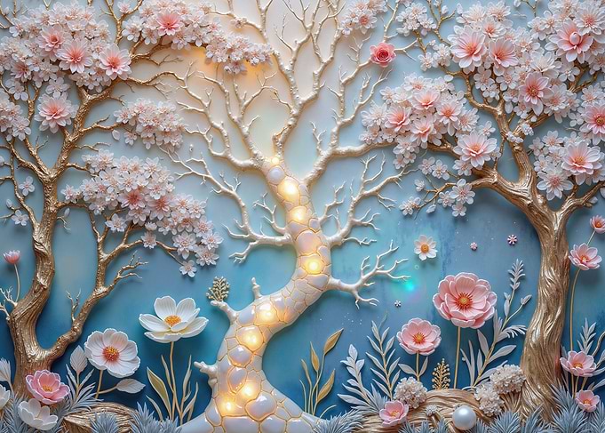 Enchanted Cherry Blossom Trees