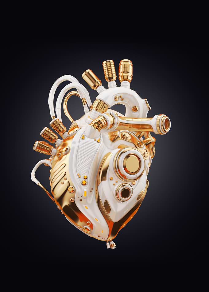 Steampunk Mechanical Heart