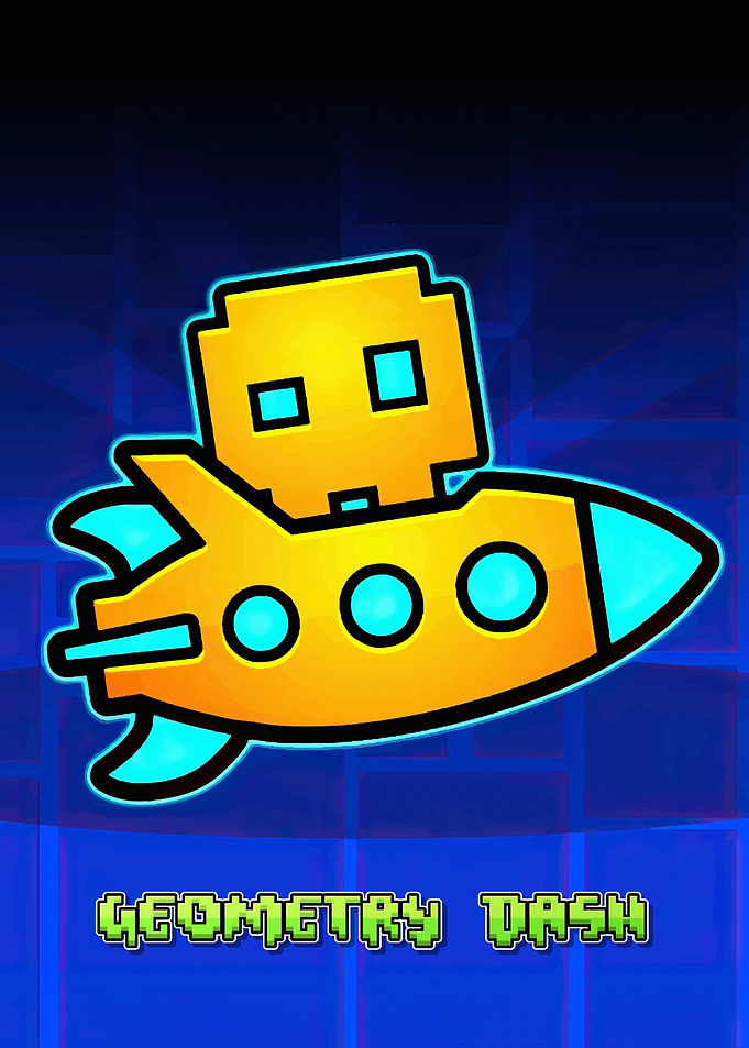 Geometry Dash Rocket Icon