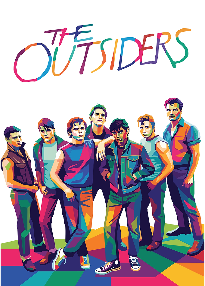 The Outsiders Group Pop Art