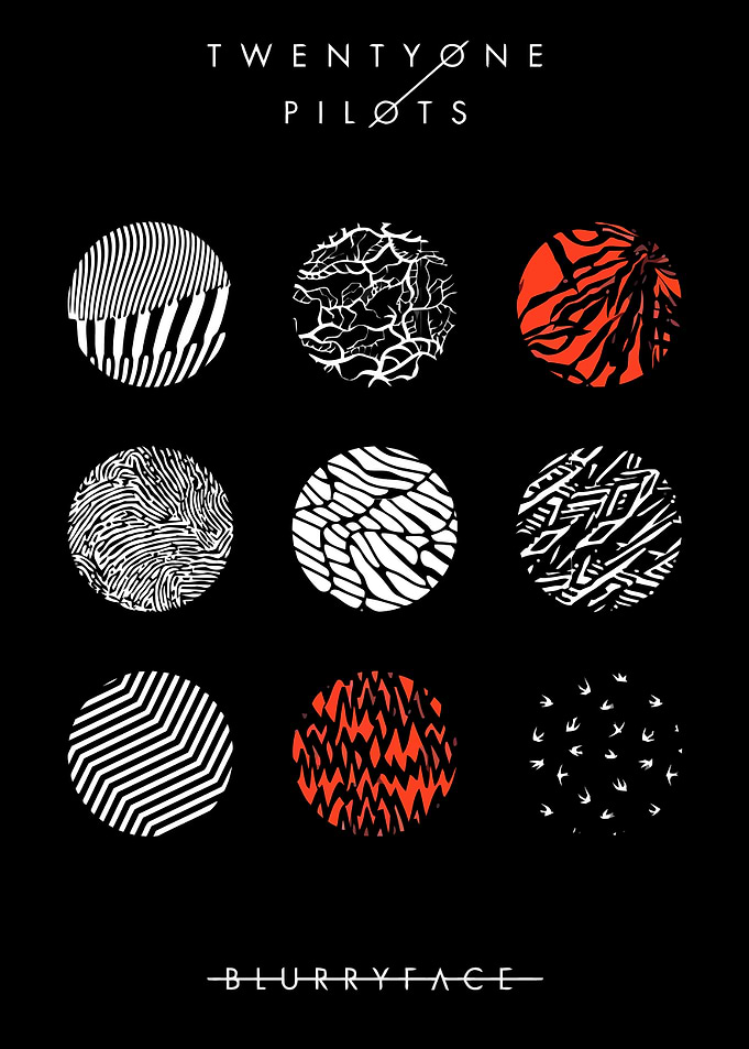 Twenty One Pilots Blurryface Album Art