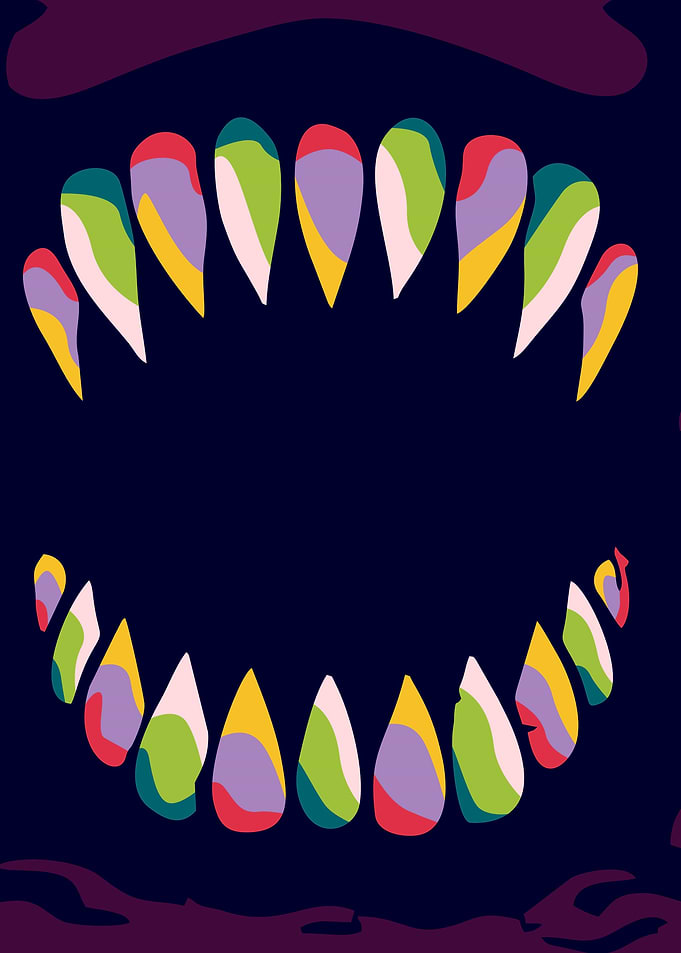 Colorful Monster Teeth