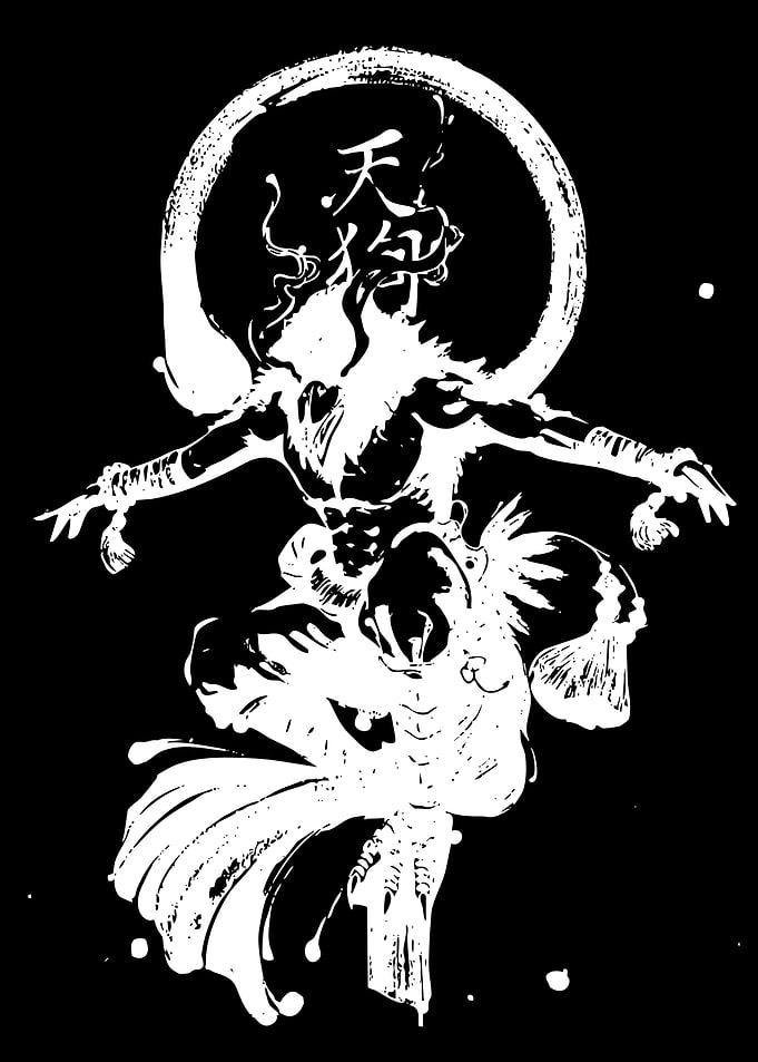 Ink Wash Monkey King