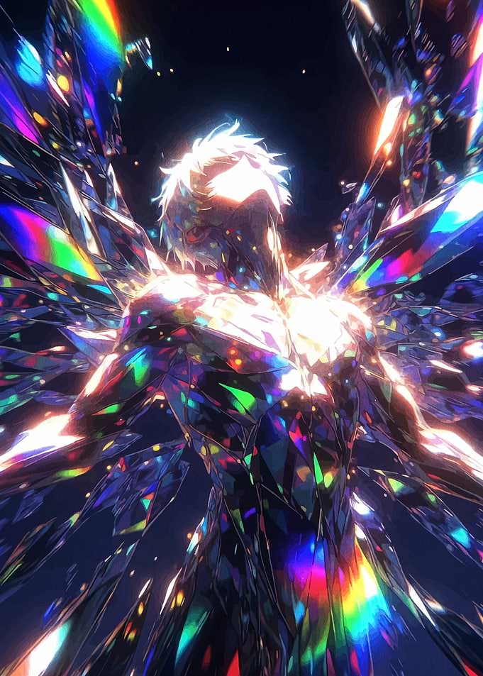 Crystalline Angelic Figure