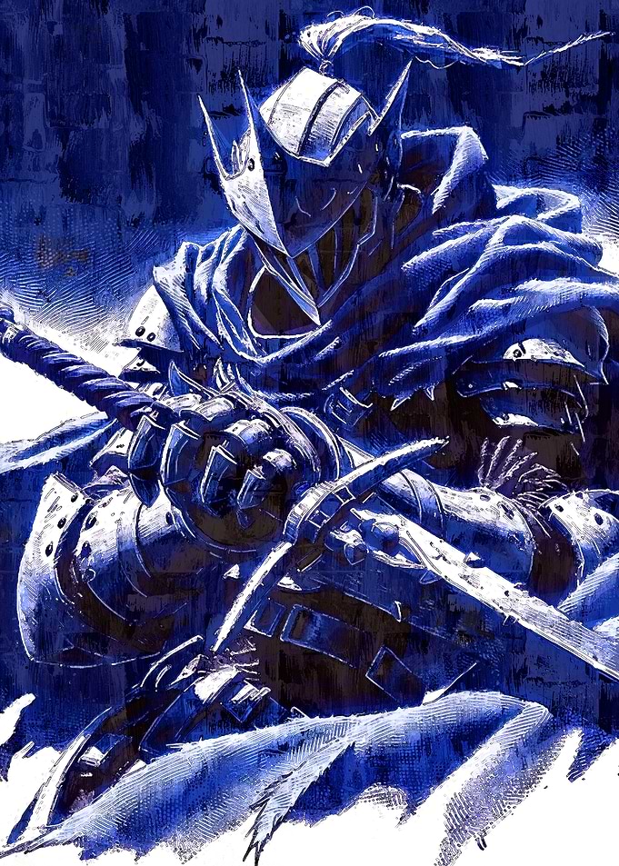 Knight with Crossed Swords
