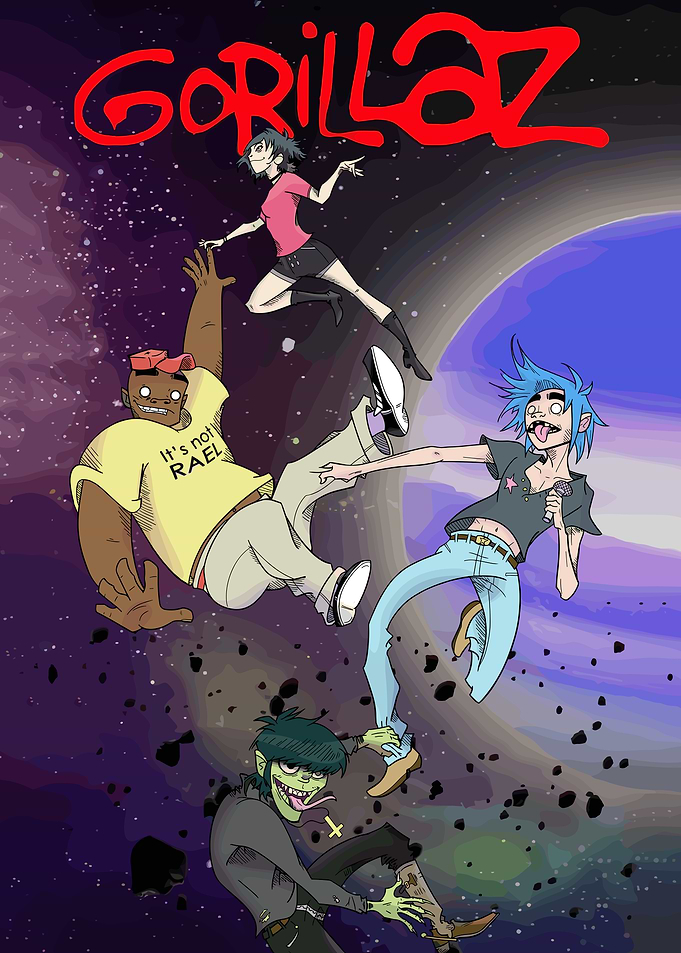 Gorillaz in Space