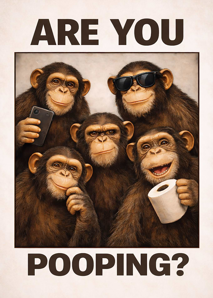 Monkey Are You Pooping