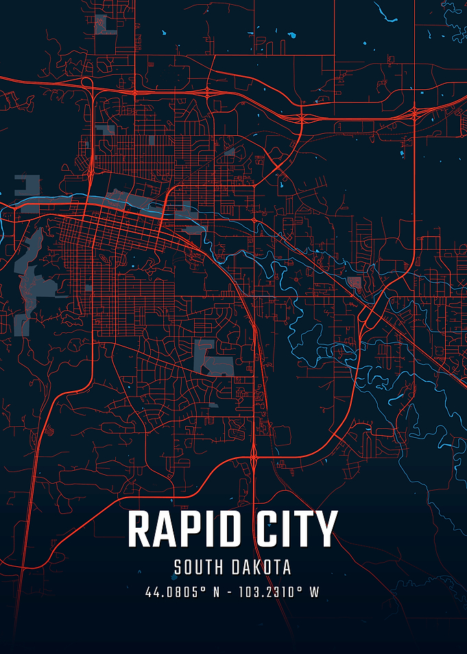 Rapid City South Dakota Map