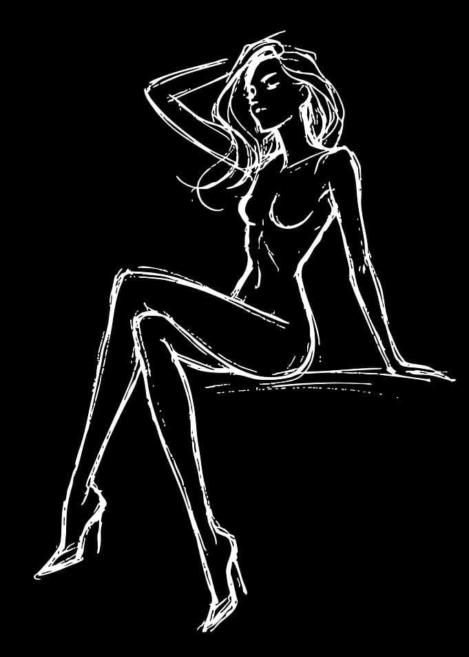 Fashion Sketch of a Woman