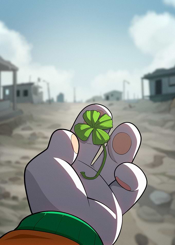 Toshi's Four-Leaf Clover
