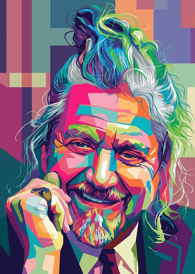 Colorful Portrait of a Man