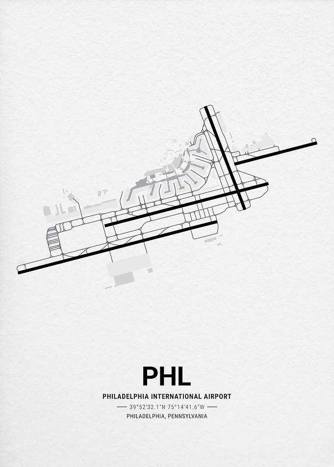 Philadelphia International Airport Map