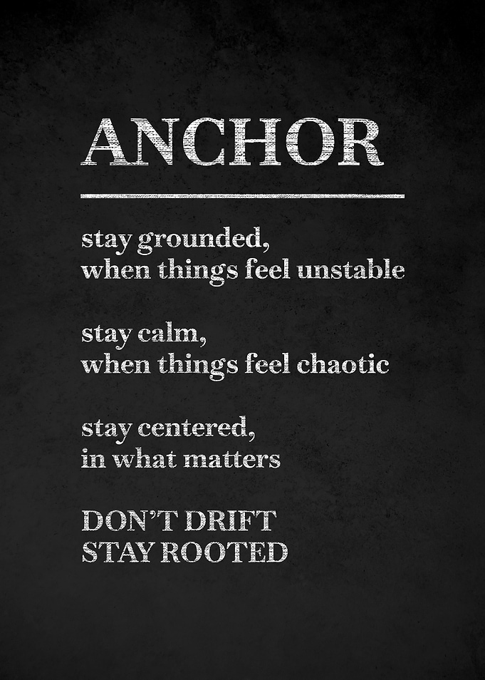 Anchor Motivational Text Art v3