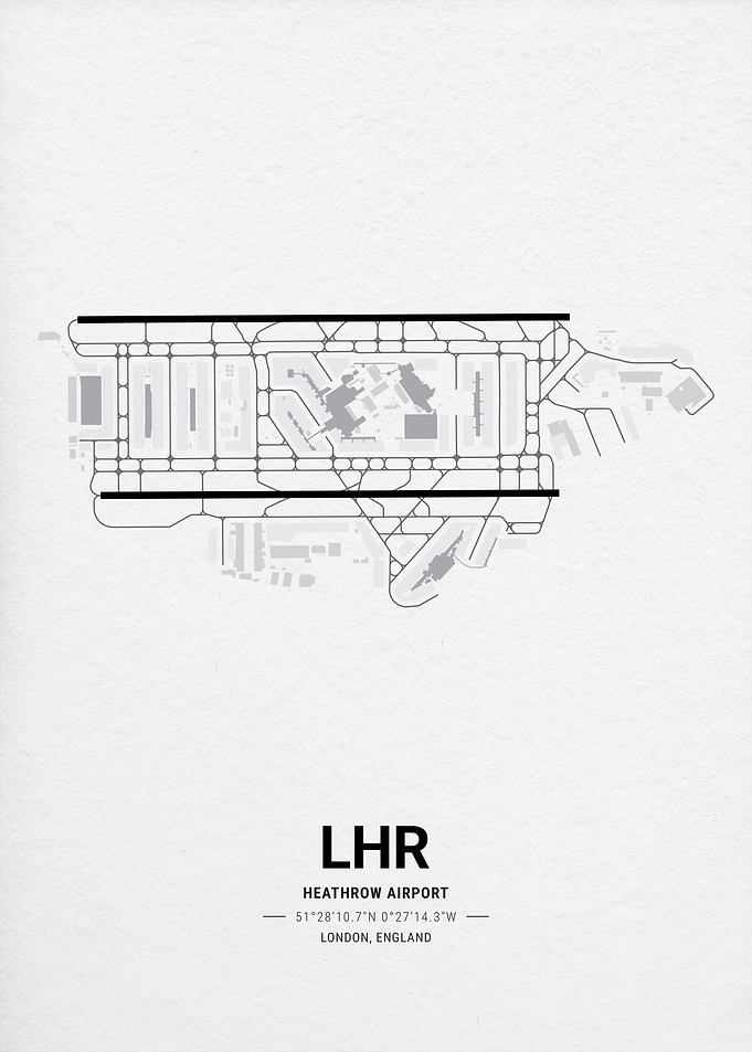 Heathrow Airport Map