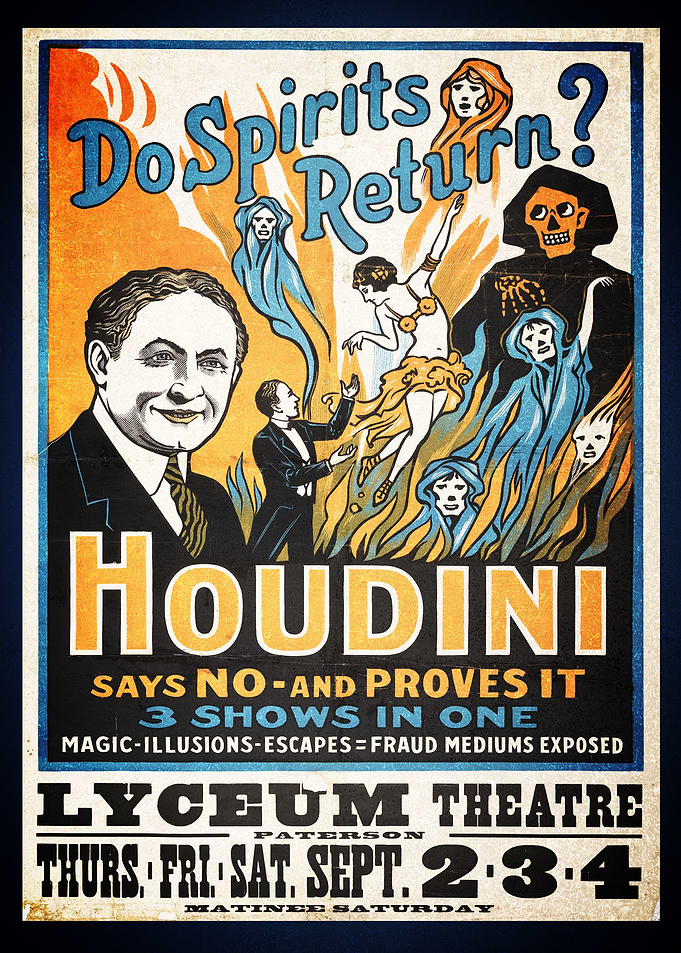 Houdini Classic Vintage Poster